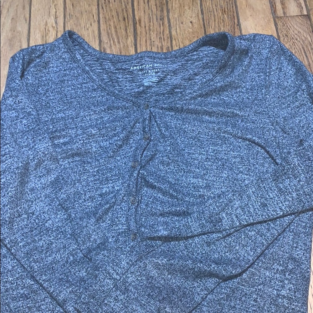 Soft Grey American Eagle Sweater